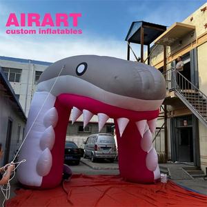 Arche gonflable en forme <span class=keywords><strong>de</strong></span> requin sur le thème <span class=keywords><strong>de</strong></span> la mer, pour exposition - Product Image 1