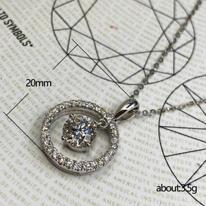 Collana Minimalista con Ciondolo Circolare per Donne, Catena Corta, Gioiello alla Moda per Uso Quotidiano, Idea Regalo - Product Image 5