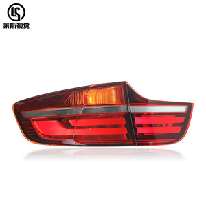 08-14ไฟท้ายรถ BMW X6/E71ดัดแปลงรุ่นกลางคืนไฟ LED ไฟท้ายขับรถไฟท้ายเลนส์ใสด้านหลังเน้นสีแดง ABS - Product Image 4