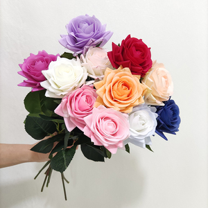 tirtifcial lower rchid lower Lower 7 Heads Real Ouch ilicono ottotton halhalaenopsis lower for Decoration - Product Image 1