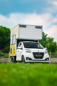 Voiture électrique haute efficacité et écologique Véhicule à énergie nouvelle Véhicule utilitaire Epic0 Portée de bureau mobile 135-195Km - Product Image 2