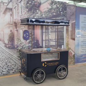 Carrito de helados, carrito de empuje, sartenes cuadradas, cubo redondo personalizado, diseño de logotipo gratuito, carrito DE VENTA DE FÁBRICA DE Filipinas - Product Image 2