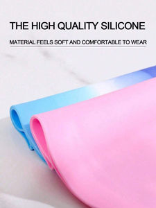 หมวกว่ายน้ำซิลิโคนแบบกำหนดเองพร้อม - Product Image 6