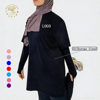Vêtements de sport musulmans respirants de haute qualité pour l'été, personnalisation accélérée par le fabricant, tenue de sport islamique