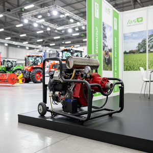 Pompe centrifuge à quatre étages à haute pression (série connectable) WBS-P400A, pompe à incendie à essence bicylindre avec hauteur de refoulement de 362,72 m - Product Image 1