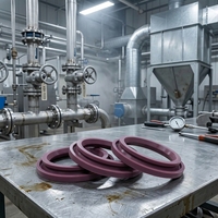 Prix d'usine, logo personnalisé, OEM, joints de valve à dôme gonflable à double lèvre NBR TC pour systèmes hydrauliques et outils électriques