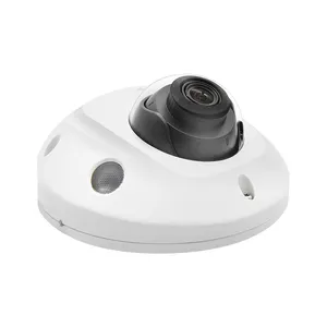 Hikayesi Mini Dome kamera MIC SD yuvası 4MP kapalı sabit ağ IP POE güvenlik kamerası DS-2CD2543G0-IS stokta
