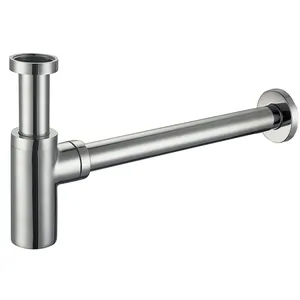 Phòng Tắm Lưu Vực Bồn Rửa Sử Dụng <span class=keywords><strong>Siphon</strong></span> Lavabo Chất Liệu Đồng Cống Lọc Chất Lượng Cao Chai Bẫy Lưu Vực Chất Thải Cống Bồn Rửa Cống <span class=keywords><strong>Siphon</strong></span> - Product Image 1