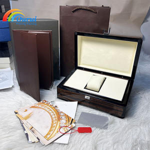 Proveedor de Cajas de Reloj de Lujo con Logotipo Personalizado, Caja de Regalo de Madera de Alto Brillo, Caja de Empaque al por Mayor Directamente de Fábrica - Product Image 1