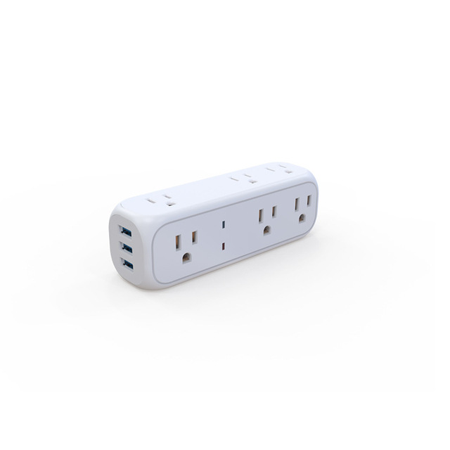 Super American USB Strip 2 AC 15A Multi-Functional Wireless Wall Plug Exclusive for Home Commercial Use 125V Rated