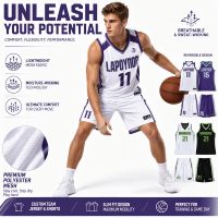 Conjunto de Uniforme de Baloncesto Sublimado Personalizado, Jersey y Pantalones Cortos, 100% Poliéster, Transpirable, de Secado Rápido, para Hombre, Mujer y Jóvenes, OEM