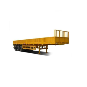 China Brand Half Body Trailer Semi <strong>Remorque</strong> <strong>Auto</strong> 4 Essieux Other Trailers for Sale - Product Image 3