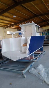 Fabrication de bateaux OEM ODM OBM, <span class=keywords><strong>bateau</strong></span> de pêche sportive en aluminium 5083 à coque en V profond avec cabine fermée, 25 pieds (7,50 m) - Product Image 6