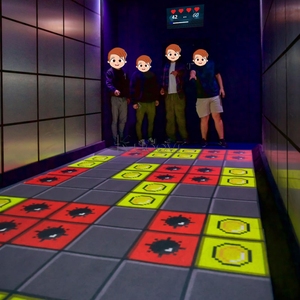 Jeu interactif d'évasion et de déminage, Tapis de jeu sensoriel Kydvar Activate the Game Floor is Lava Fun pour salle de jeux - Product Image 3