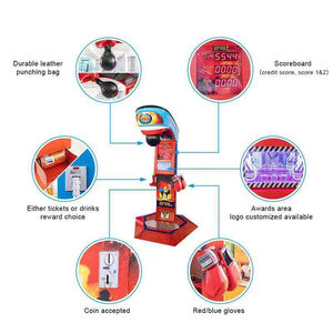 Machine <span class=keywords><strong>de</strong></span> Jeu <span class=keywords><strong>de</strong></span> <span class=keywords><strong>Boxe</strong></span> d'Arcade Intérieure à Monnayeur avec Récompense par Ticket, 1 Joueur, pour Maison/<span class=keywords><strong>Magasin</strong></span>/Restaurant - Product Image 6