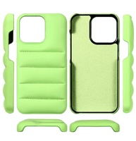 Funda Protectora para Teléfono Soonleader de Lujo, PC+PU, Lisa, Antigolpes, Color Personalizado, para 15 Pro Max