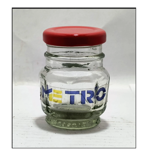 Frasco de Vidrio Rajni Premium de 50 Gramos, con Tapa Hermética, Apto para Alimentos, para Almacenar Miel, Mermelada y Especias, para Uso en la Cocina del Hogar - Product Image 1