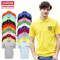 Polos en coton piqué respirant et confortable, anti-boulochage, coupe classique, personnalisables, OEM Global