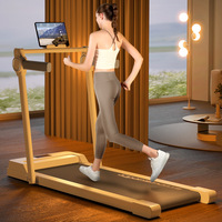 Cinta de correr silenciosa multifuncional plegable pequeña modelo 2025 para uso familiar en el hogar, máquina para correr, peso máximo 120KGS