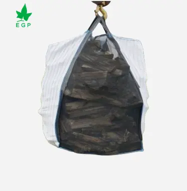 Egp cây củi đóng gói túi lưới lớn 1 tấn cho củi Túi thoáng khí thoáng khí 1500kg
