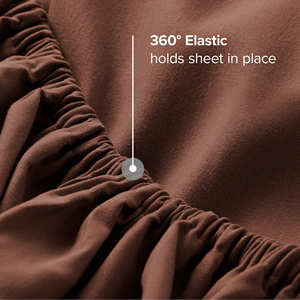 Anyu Ultra morbido come biancheria da letto in cotone e fondo traspirante lenzuolo con angoli 100% poliestere con tasca Extra profonda - Product Image 5