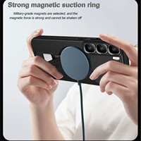 Coque de téléphone en TPU avec design magnétique anti-chute en fibre de carbone pour Infinix Hot 60 Pro Plus Spark 20 Pro