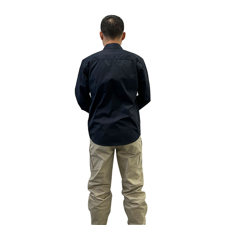 Multi Colors To Choice Design Fabric Made Short Sleeve Zipper Work Uniform Custom Tactical Security Shirts