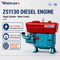 Moteur diesel monocylindre 4 temps refroidi par eau ZS1130 pour les distributeurs et importateurs en gros