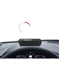M10 OBD2 OLED HUD : Affichage de vitesse, consommation de carburant (0-100), température de l'eau, tension, régime moteur, kilométrage, alerte DTC, rappel de fatigue – Couleurs au choix : Jaune, Blanc, Bleu