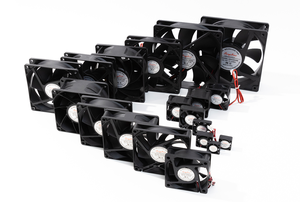DC Quạt Trục 20Mm 40Mm Để 120Mm 4010 8025 9225 12038 12V 24V 48V Bóng Mang Trục Quạt Làm Mát 80X80X25 Mát Người Hâm Mộ - Product Image 4