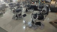 Base de chaise de barbier vintage robuste ShengHui Factory avec système hydraulique inclinable pour salon de coiffure