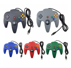 유선 N64 게임 패드 조이패드 게임 조이스틱 N64 Mac 게임 패드 PC 게임 컨트롤러