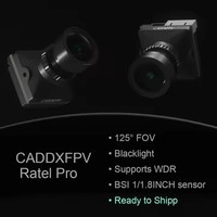 Caddx Ratel Pro Analog 1500TVL NTSC PAL 16:9 4:3 Switchable Super Blacklight kamera versi malam ZLD