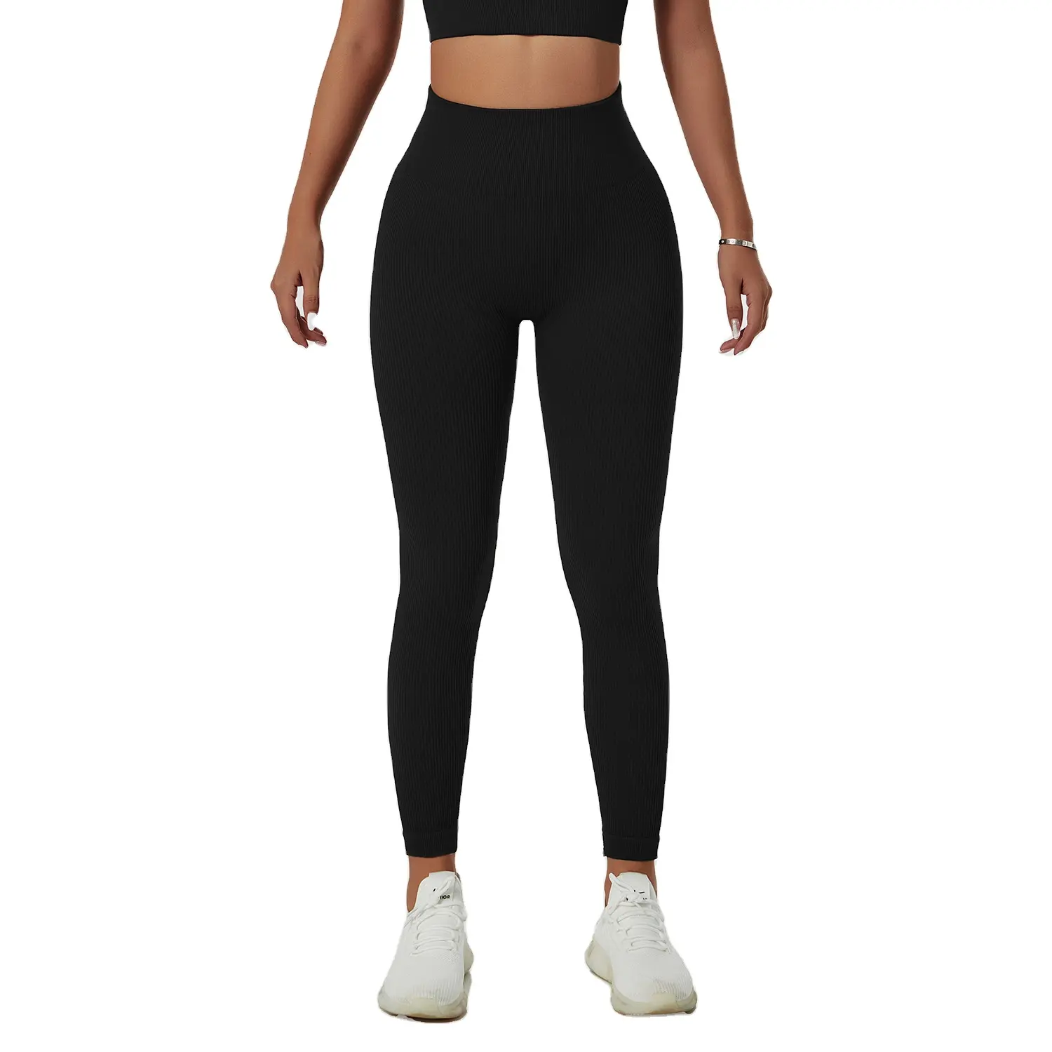 Pantaloni da Yoga senza cuciture Leggings Push Up per le donne Sport Fitness Yoga Legging a vita alta Leggins da allenamento attillati sportivi traspiranti