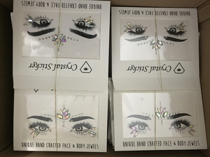 Beauté soins personnels cosmétiques maquillage bien-être et charmant autocollant en cristal strass autocollants avec des prix bon marché - Product Image 2