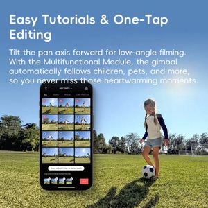 ดีเจ ออสโม โมบาย 8 กล้องกันสั่นแบบมือถือ พร้อมระบบติดตามภาพแบบเนทีฟ รองรับเสียงและไฟส่องสว่าง หมุนได้ 360 องศาอย่างราบรื่น °   การหมุนกระทะทุกมุม - Product Image 5