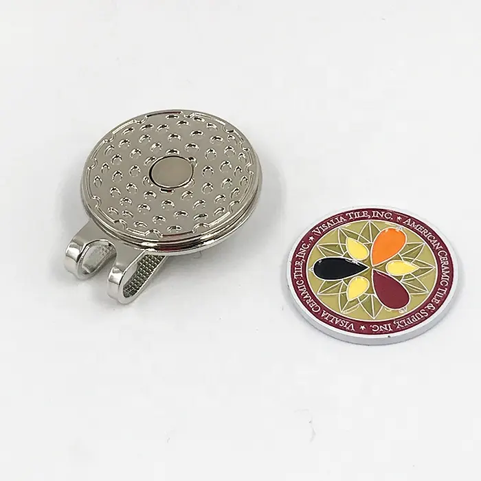 Gift Items Magnetische Golf Hoed Clip/Ball Marker Houder Met Custom Logo Bal Marker Voor Golf Clubs