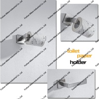Ensemble d'accessoires de salle de bain en acier inoxydable nickel brossé à fixer au mur, 4 pièces, porte-serviettes
