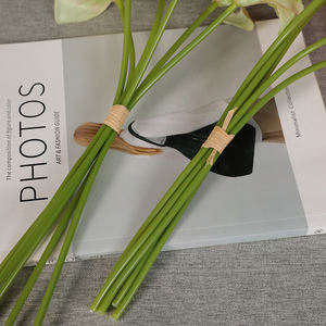 Ingrosso vero tocco Cymbidium <span class=keywords><strong>Orchid</strong></span> basso MOQ composizione floreale morbido PVC Cymbidium fiore fascio di orchidee artificiali - Product Image 5