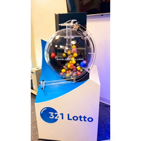Máquina de Bingo Aerodinámica Personalizada con Logotipo de Marca para Entretenimiento Interactivo en Vivo