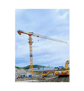 Used China Building Tower Crane 7020-10 Secondhand Construction Machine Flat Top Tower Crane