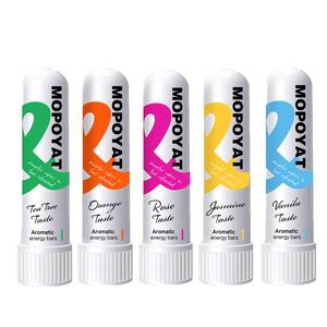 Marque privée MOPOYAT aromathérapie inhalateur nasal vente en gros aromatique rafraîchissant énergie et nez bouché soulager - Product Image 1