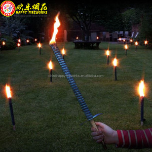 Mano llama 60 minutos señal tela de cera linterna de jardín procesión antorcha - Product Image 5