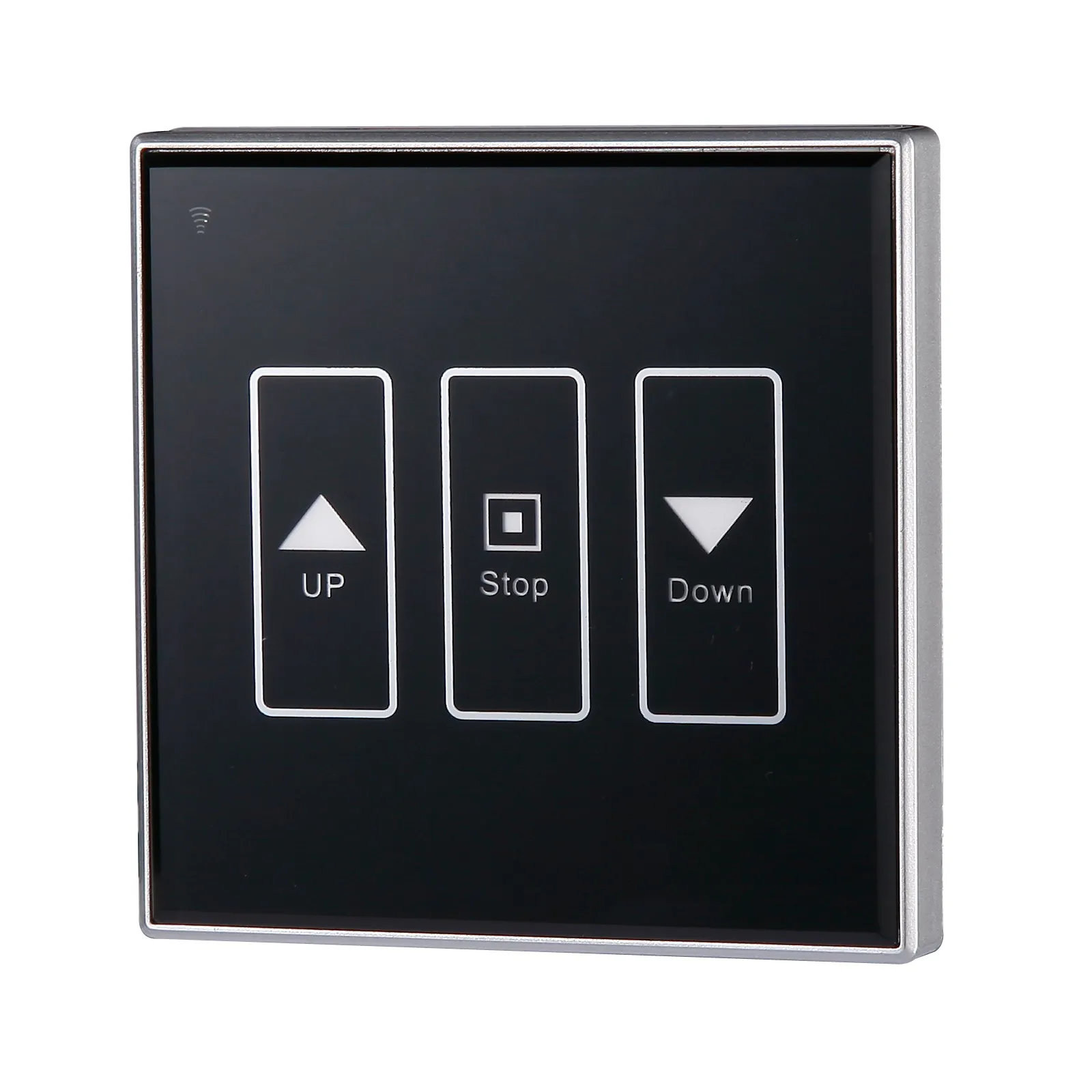 Curtain Switch Glass Touch Press Wall Panel For Electric Motorized Curtain Blind Roller Shutter Smart Home System Automation