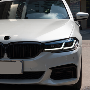 Para <span class=keywords><strong>BMW</strong></span> Serie 5 G30 G38 2017-2020, Faros Delanteros LED Láser con Aspecto de M5 Competition, Plug and Play, Sin Cambio de Parachoques, Lámpara Delantera - Product Image 3