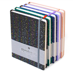 Carnet de notes en cuir A5 à couverture rigide et motif gaufré avec sangle pour étudiants - Product Image 2