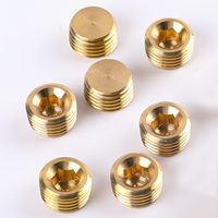 Bouchon de tuyau hexagonal en laiton DIN908 de qualité supérieure, filetage mâle NPT/BSP, haute pression, poli, étanche, pour conduites hydrauliques et pneumatiques
