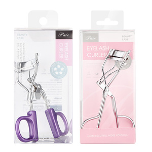 Rizador de pestañas mini de acero inoxidable, manual, para uso general, con acolchado, diseño de girasol, rizado duradero - Product Image 5