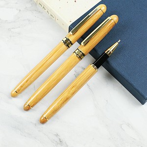 91 Bamboo Ballpoint <b>Pen</b> 1.0mm Black <b>Refill</b> Rotation Promotional Office Gift <b>Pen</b> Laser Engraving - Product Image 1