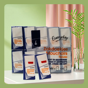 Fazzoletti di Carta per il Viso in Pura Cellulosa, Formato Tascabile, Personalizzabili con Logo, Monouso, 3 Veli, Confezione in Sacchetti di Carta - Product Image 6